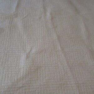 PURE COUNTRY WOVEN BLANKET THROW COTTON CREAM COLOR 54X10 SQUARES FRINGE USA